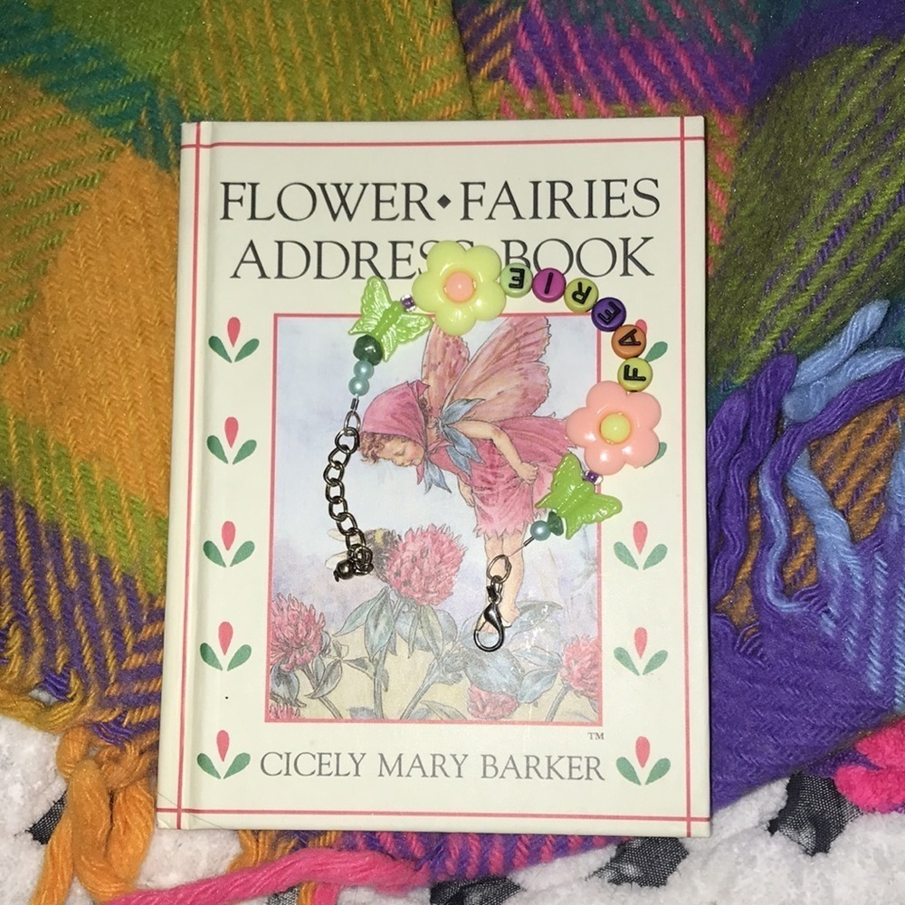 FLOWER + FAIRIES ADDRESS BOOK + FAIRY BRACELET fairycore - Picture 2 of 8